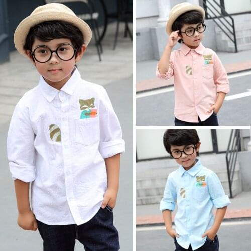 Teenage Boys Shirts School Shirt for Boys Turn Down Collar Shirt For Boys White Kids Teen Clothes 6 8 10 12 14 Year boys shirt