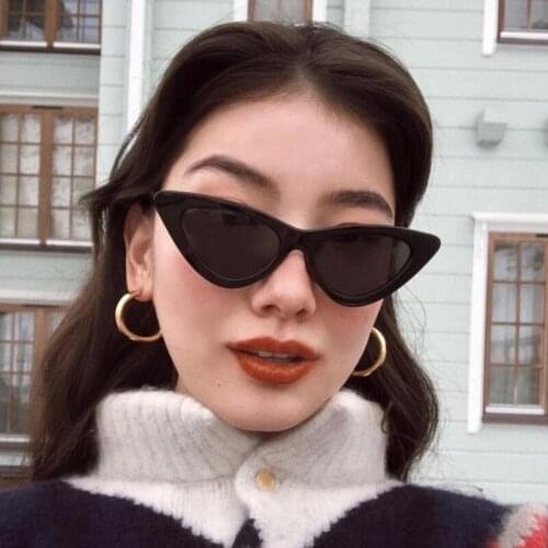 Sumemr Fashion Women Eye Sunglasses Vintage Cat Sunglasses Retro Triangular Sun Glasses Eyewear Oculos De Sol UV400