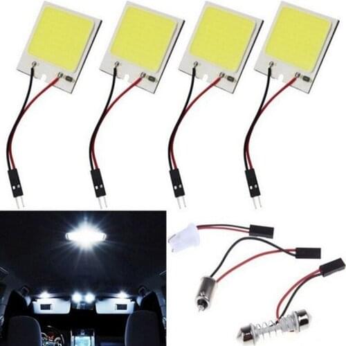 3W 12V Rust Resistance LED Panel Car Auto Interior White Dome Light Bulb Lamp Signal Lamp Car Lights Car Accessories