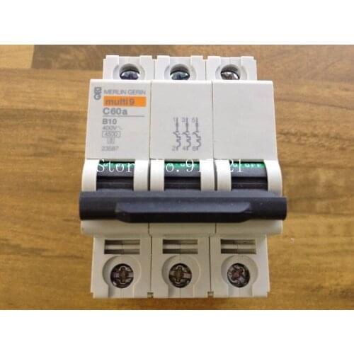 [ZOB] original C60A B10 3P10A breaker new genuine 23587 --5pcs/lot