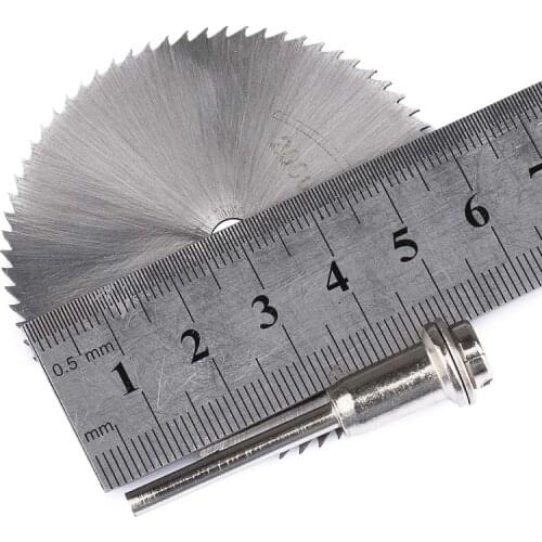 1 Sets 60mm Circular Wood Cutting Saw Blade Discs with Shank Extension Rod for Dremel Rotary tool Mandrel