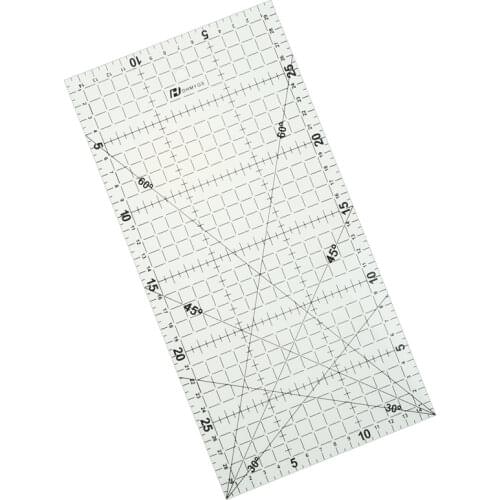 30 * 15 Cm Patchwork Ruler Quilting Tools High Grade Acrylic Material Transparent Ruler Scale design ruler