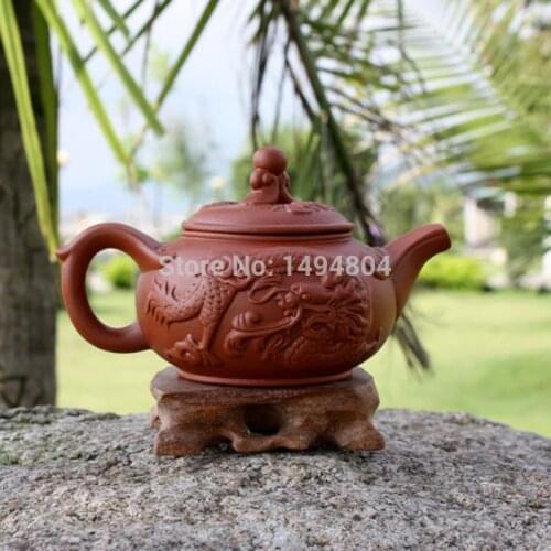330ML Chinese Large Teapot,Purple Clay Dragon Tea Pot Tea Sets/Kettle