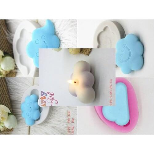 C730 Cloud shape silicone mold soap mould baking tool