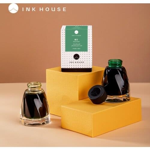 30ml/bottle Ink Book Of Songs Series Blue Green Ink 30ml Color Ink Pen Ink For Students To Write Office Stationery