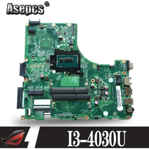 For Acer V3-472 E5-471 E5-471G V3-472P Laptop motherboard DA0ZQ0MB6E0 with I3-4030U CPU Onboard 100% fully tested work perfect