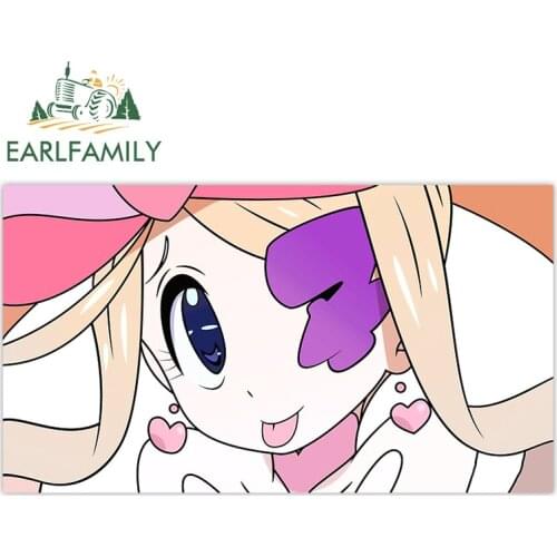 EARLFAMILY 13cm x 7.5cm for Kill la Kill Nui Harime Cartoon Car Sticker ScratchProof Waterproof Decal Auto Motorcycle Decoration