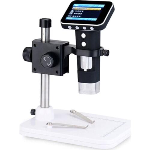 G600 600X Electronic USB Microscope Digital Soldering Video Microscope Camera 4.3 inch LCD Endoscope Magnifying Camera + 8 LED