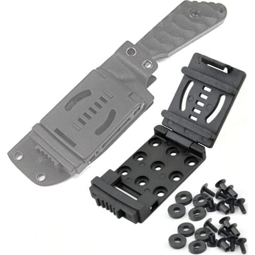 K-Sheath Kydex Clamp Belt Waist Scabbard Gun Holster Flashlight Attach Clip for Hunting Camp Fishing Outdoor EDC Tools Belt Clip