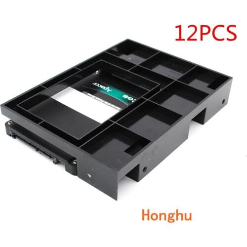 Lot of 12pcs 2.5" SSD to 3.5" Tray Caddy Adapter 661914-001 for Gen8 G9 651314-001 774026With Screws