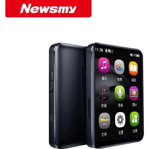 Newsmy A25 Mini MP3 Player Bluetooth 5.0 2.4 inch Full Touch Screen E-Book Reader HiFi Loseless 4GB 8GB Music Player
