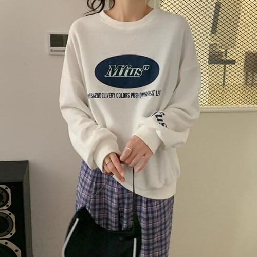 Cheap wholesale 2021 spring autumn new fashion casual Girls cute women Sweatshirt woman Hoodies female Lady sweatshirt Ay820
