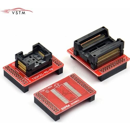 Original TSOP32 TSOP40 TSOP48 SOP44 SOP56 adapter Sockets for MiniPro TL866II Plus TL866A TL866CS Universal Programmer