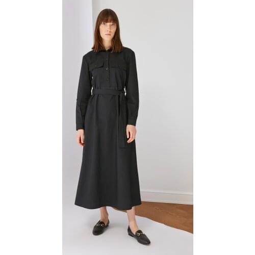 Trendyol Shirt Collar Hijab Dress TCTSS21EL3442