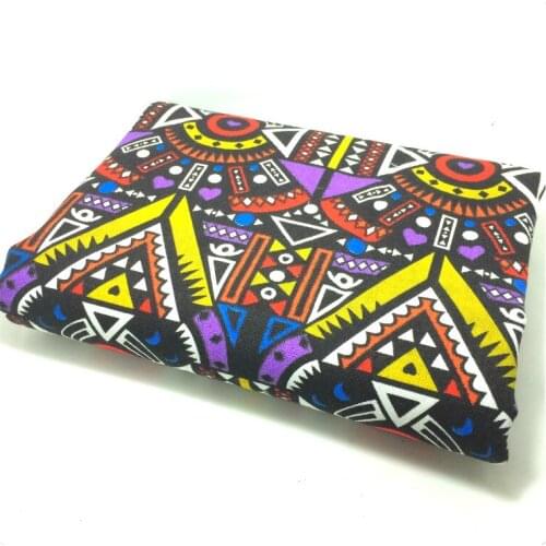 Upset polyester cotton Mosaic color Geometric graffiti canvas DIY Sewing Fabric/Sofa cloth/tablecloth 100X145CM/SETS