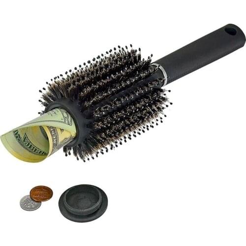 Hair Brush Diversion Safe Stash Can Diversion Can Secret Container Stash Safe Box Hidden Safe with a food grade smell proof bag