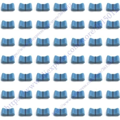 50PCS Slider Fader Knobs blue color fader knob FOR ALLEN & HEATH XONE 1D 2D 3D 4D 32 62 464 S2 replacement