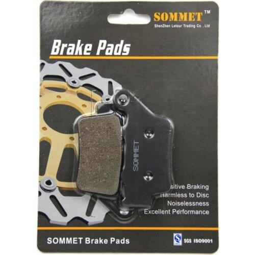 SOMMET Motorcycle Rear Brake Pads Disks 1 pair for KTM 690 Enduro (08-14) LT208