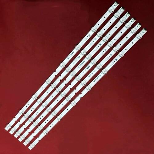 LED Backlight strip 65HR330M08A1 4C-LB6508-HR01J 8 Lamp 615mm For toshiba led tv 65p65us 65hr330m08a