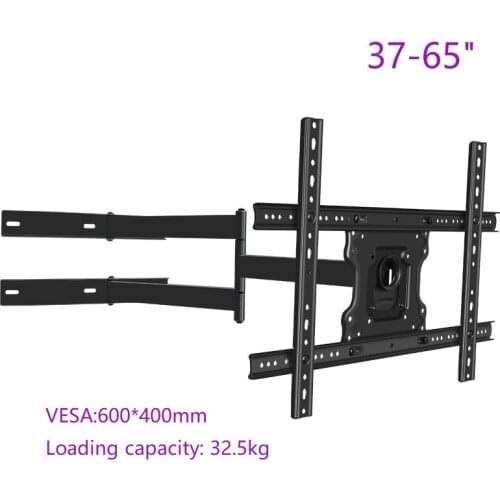 37"-65" universal Full TV Motion LCD TV wall mount bracket 32.5kg 600X400 LCD Flat Screen Height Adjustable TV Stand Arm DY693S