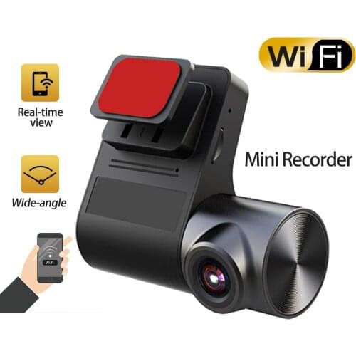 Mini Car DVR Wi-Fi 1080P Full HD Hidden Dash Cam Dash Camera Video Recorder Registrar Auto Detector 360 Degree Rotation Camera