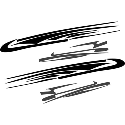 Vinyl Camper Van Motorhome Side Body Graphic Stripe Decals Sticker Car Styling