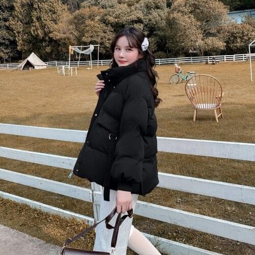 Womens Cotton Padded Clothing 2021 New Type Of Bread Clothing Korean Version Loose Cotton Padded Clothing Womens Short Winter