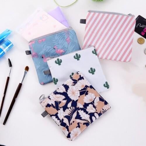 Women Cosmetic Bags Sanitary Pad Pouch Makeup Bag Napkin Lipstick Bag For Ladies Tampon Wash Toiletry Kit Female Organizer Bags
