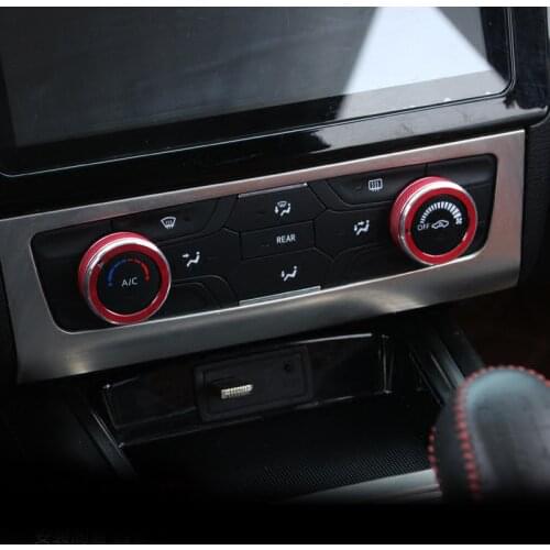 2pcs for dongfeng DFSK 580 Air conditioner Air volume knob Decorative ring Aluminium alloy