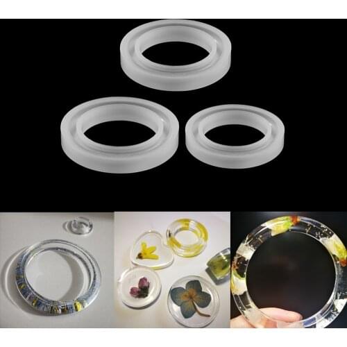 3 Styles Bracelet Bangle Silicone 4 Sizes Mold Epoxy Resin Molds For DIY Jewelry Making Finding Tools Supplies Accessories