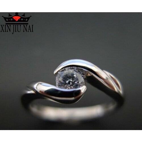 925 anillos silver Valentines Day Gift Flower Ancient wood love Ring Female Romantic Elegant Jewelry diamond rings for women