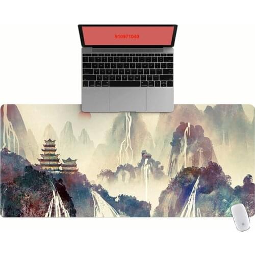 Large Office Computer Desk Mat Table Keyboard Big Mouse Pad Landscape Laptop Cushion Desk Non-slip Mat Gamer Mousepad Mat