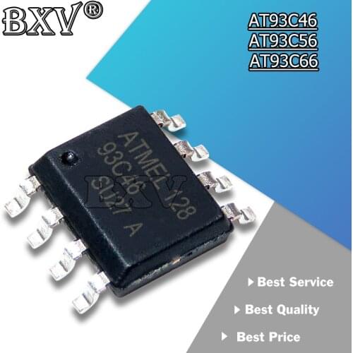 10PCS AT93C66A 93C66A 93C66 AT93C66 SOP-8 EEPROM 2.5 V to 5.5 V 4K SMD