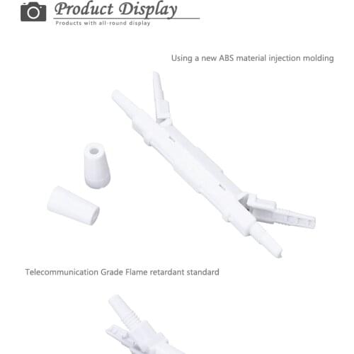 Drop cable Optical fiber Protection box round tube heat shrink tubing to protect fiber splice tray 200pcs