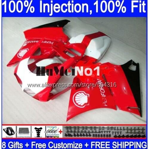 Injection Body For DUCATI 748 853 916 996 998 S R 94 95 96 97 98 99 122MC.59 748S 998R 1994 2000 2001 2002 Fairing red glossy