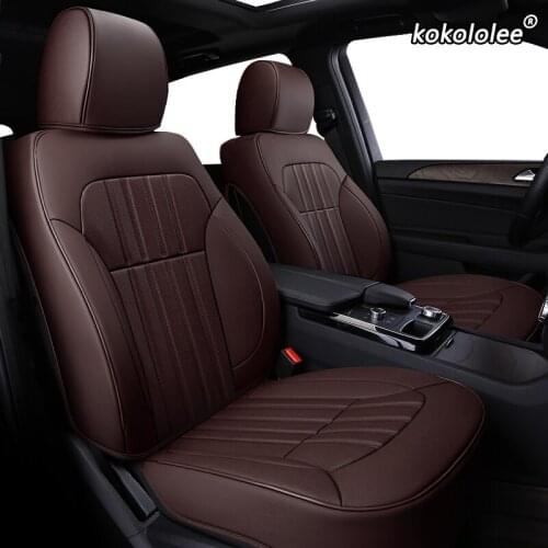 Kokololee Custom Leather car seat cover For Geely Emgrand EC7 Jingang Yuanjing GX7 GC7 GX2 UFO SC3 SC5 SC6 SX7 car seats protect