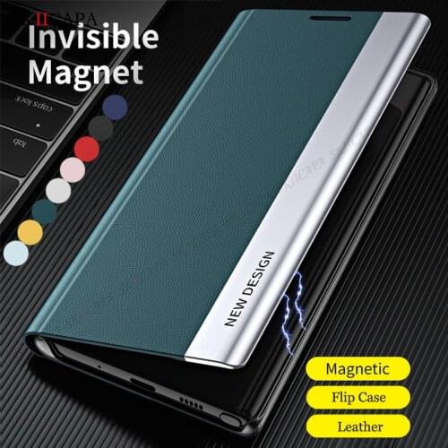 6D Plating Leather Magnetic Flip Case For Oneplus Nord N200 5G Shockproof Stand Cover for One Plus Nord N200 Holster Phone Cover
