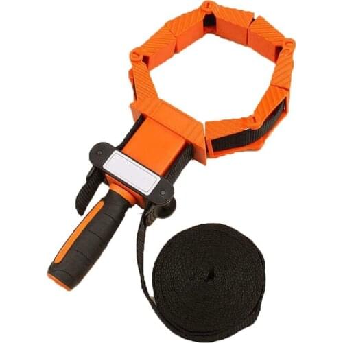 Multifunction Belt Clamping Tools Woodworking Quick Adjustable Band Clamp Polygonal Clip 90 Degree Right Angle Corner Strap Clip