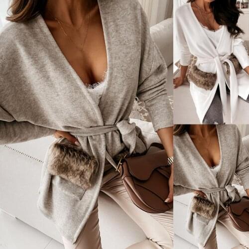 Fashion Women Open Front Coats and Jacket Elegant OL Office Lady Cardigan Femme Outwear Autumn Winter Top Ladies Streetwear