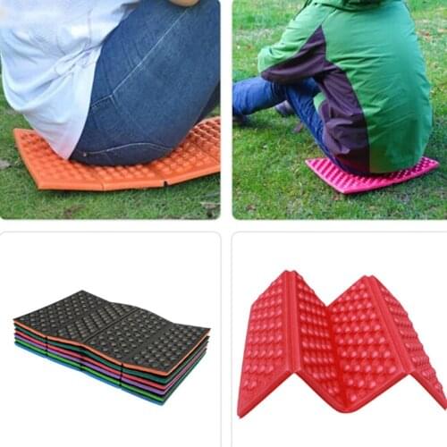 Soft Waterproof Dual Camping Hiking Picnic Portable Cushion Seat Pad Outdoor Folding Camping Moistureproof Cushion Mattress Pad