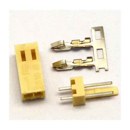 KF2510 connector 2.54MM connector set: plug + pin + terminal 2p 100 sets