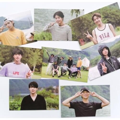 2020 NEW Kpop Bangtan Boys In The Soop Paper Card Photocard Poster SUGA JUNGKOOK JIMIN JIN RM V J-HOPE Lomo Card