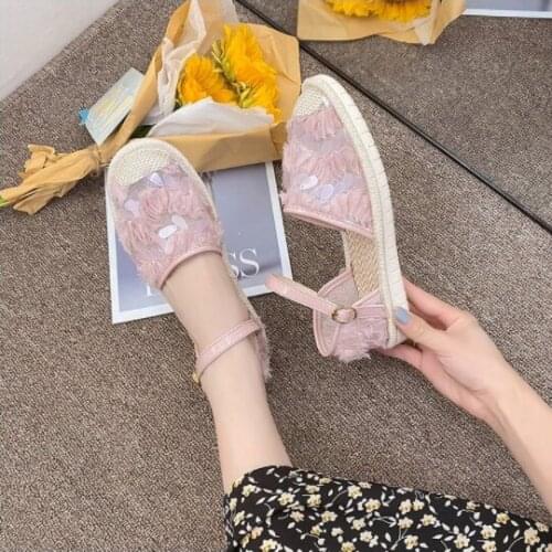 2021 new Hollow Lace Flat Shoes Women Summer Slip on Loafers Breathable Shoes Ladies Shoes Casual Fashion Black sneakers