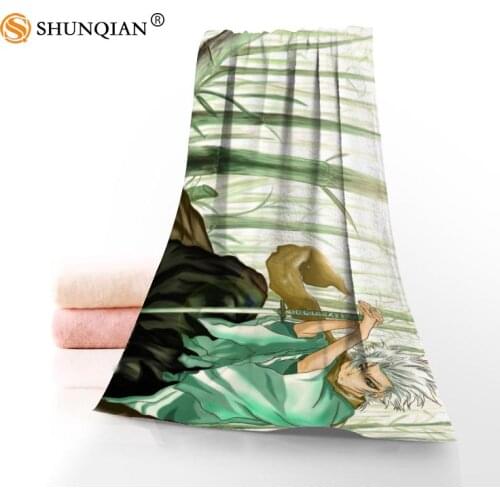 New Custom Bleach Towel Printed Cotton Face/Bath Towels Microfiber Fabric For Kids Men Women Shower Towels YT56