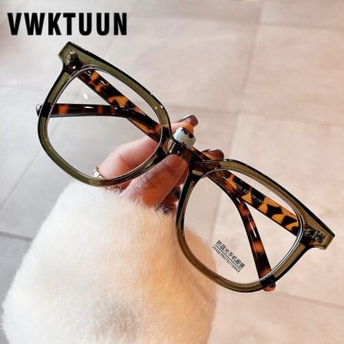 VWKTUUN Blue Light Blocking Glasses Round Eyeglasses Rivet Frame Sunglasses Women Men Anti Blue Light Glasses Optical Glasses