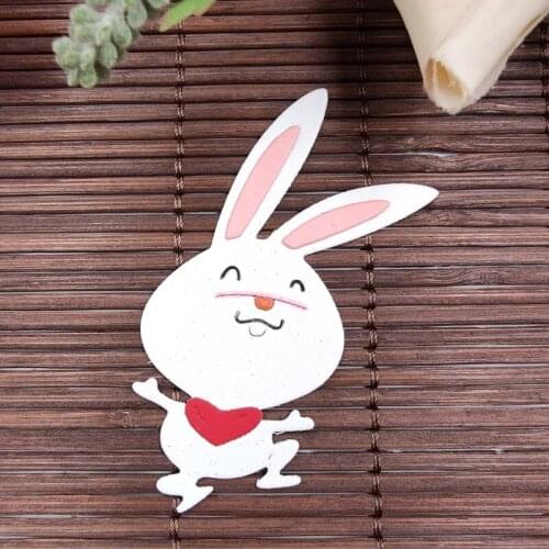 Easter Dancing Bunny Metal Cutting Dies Stencil Scrapbooking DIY Album Stamp 62KD