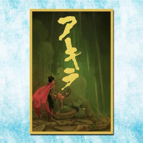 Japanese Anime Movie Akira Poster Art Silk Canvas Retro Print For Home Room Decor-037