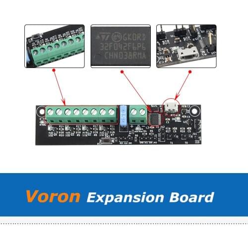 1pcs STM32F042F6P6 MCU Klipper Expansion Board Voron2.4 Expander Module For Voron 3D Printer Parts