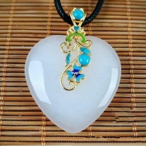 Natural Mens Jade Pendants Hand Carved Jadeite Pendant Fine Necklace for Women Men Fashion Jewelry Chain Accessories