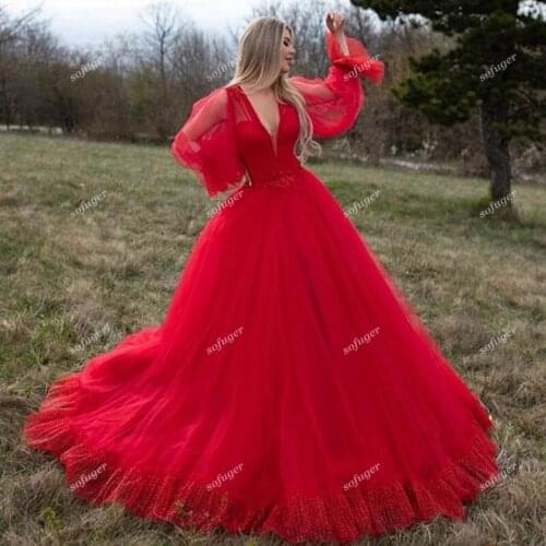 SOFUGER Women's Puffy Dresses